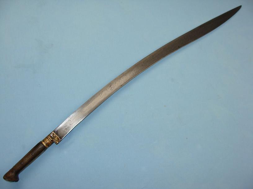 Yataghan, long twist core blade www.swordsantiqueweapons.com
