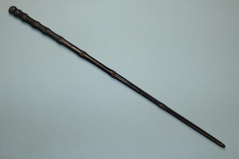 Japanese sword cane A good rare example Asymmetrical fullers www.swordsantiqueweapons.com