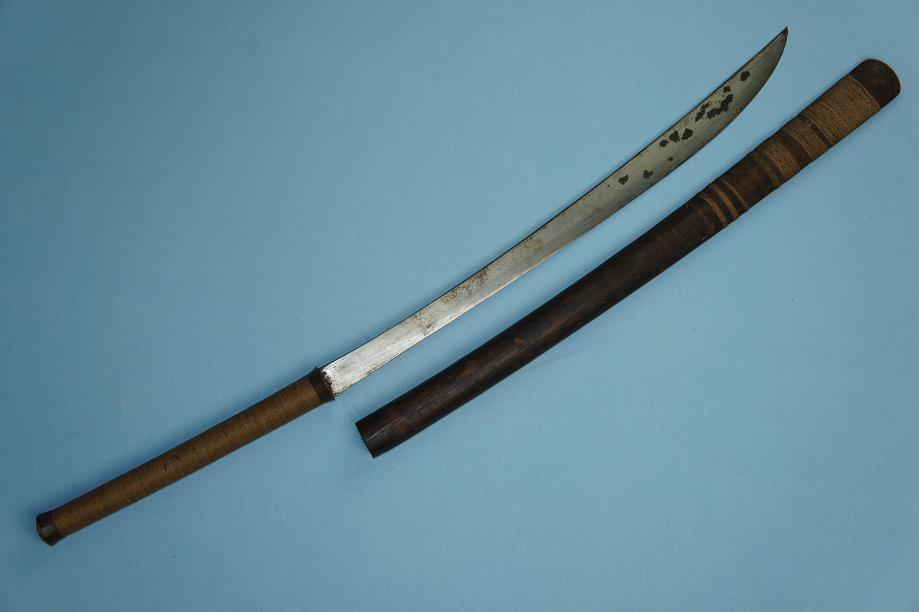 Burmese Dha Early 20th Century Very fine blade type www.swordsantiqueweapons.com